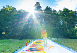 金津という大地がくれたパワーを作品に。